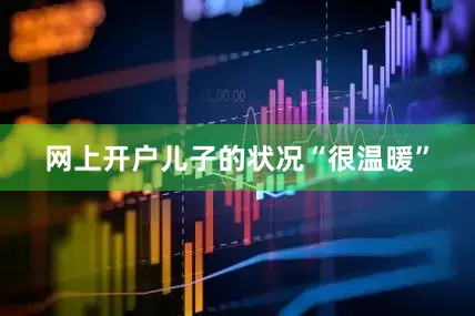 网上开户儿子的状况“很温暖”
